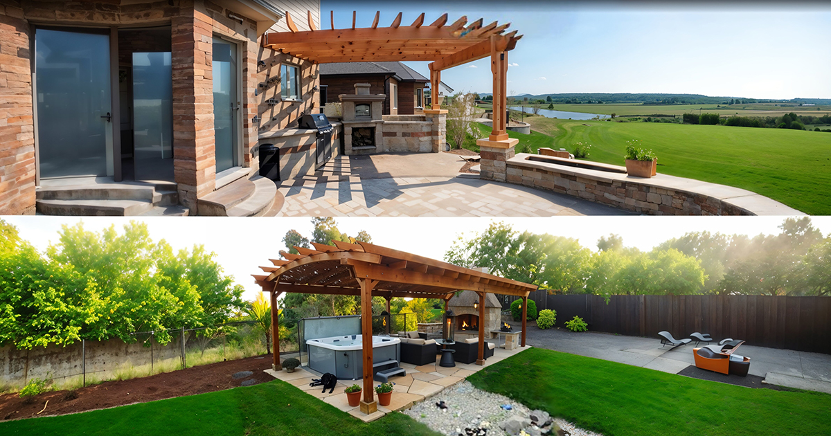 Pergolas, delhi pergola setup, delhi pergola designer, exterior design 